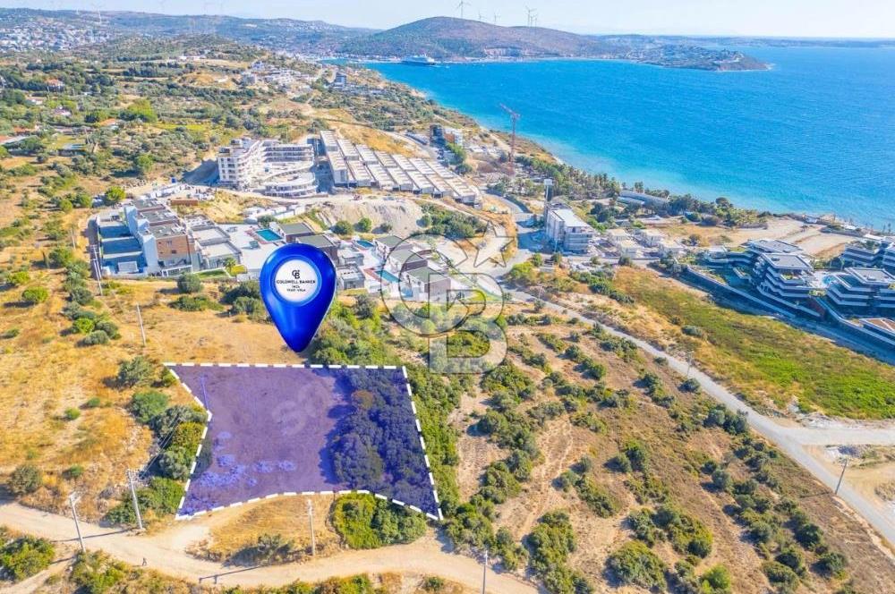 ÇEŞME AYASARANDA DENİZ MANZARALI TURİZM İMARLI KÖŞE ARSA