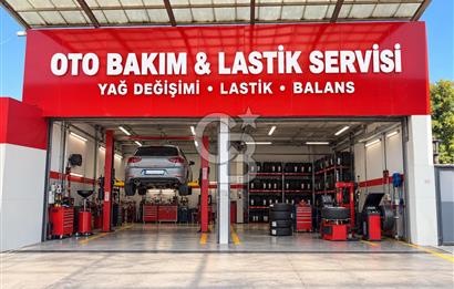 AKYAZI D-100DE 6 M TAVANLI OTO BAKIM VE LASTİK SERVİS ALANI