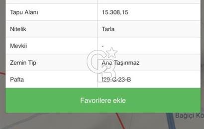 GÖLBAŞI SOĞULCAK TEK TAPU TAKASLI 15 DÖNÜM SATILIK TARLA