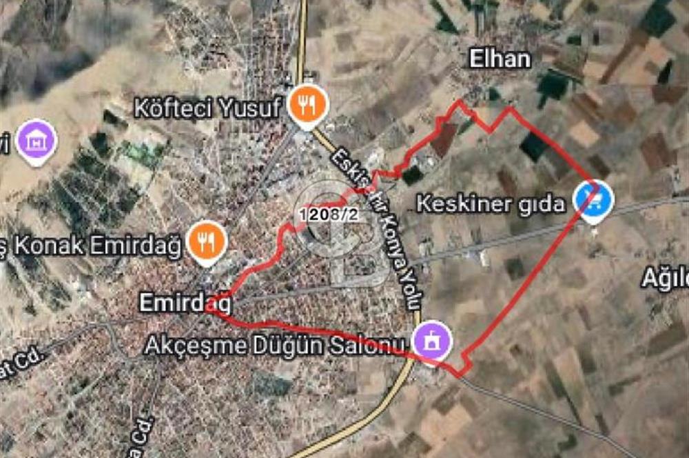 CB CITY'DEN EMİRDAĞ İNKİLAP MAHALLESİNDE SATILIK ARSA
