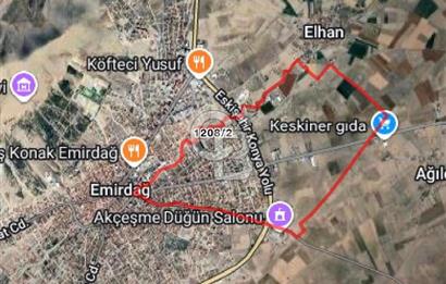 CB CITY'DEN EMİRDAĞ İNKİLAP MAHALLESİNDE SATILIK ARSA