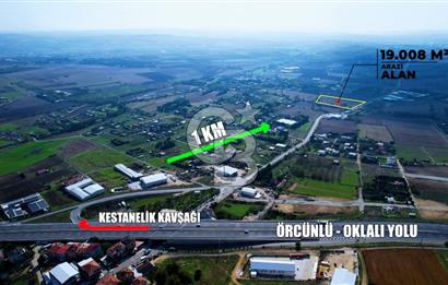 ÇATALCA KESTANELİKTE ANA YOLA SIFIR KONUMDA FIRSAT SATILIK TARLA