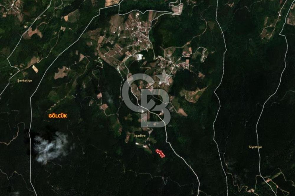 GÖLCÜK İRŞADİYE'DE DOĞA İÇİNDE 6.300 m² SATILIK TARLA