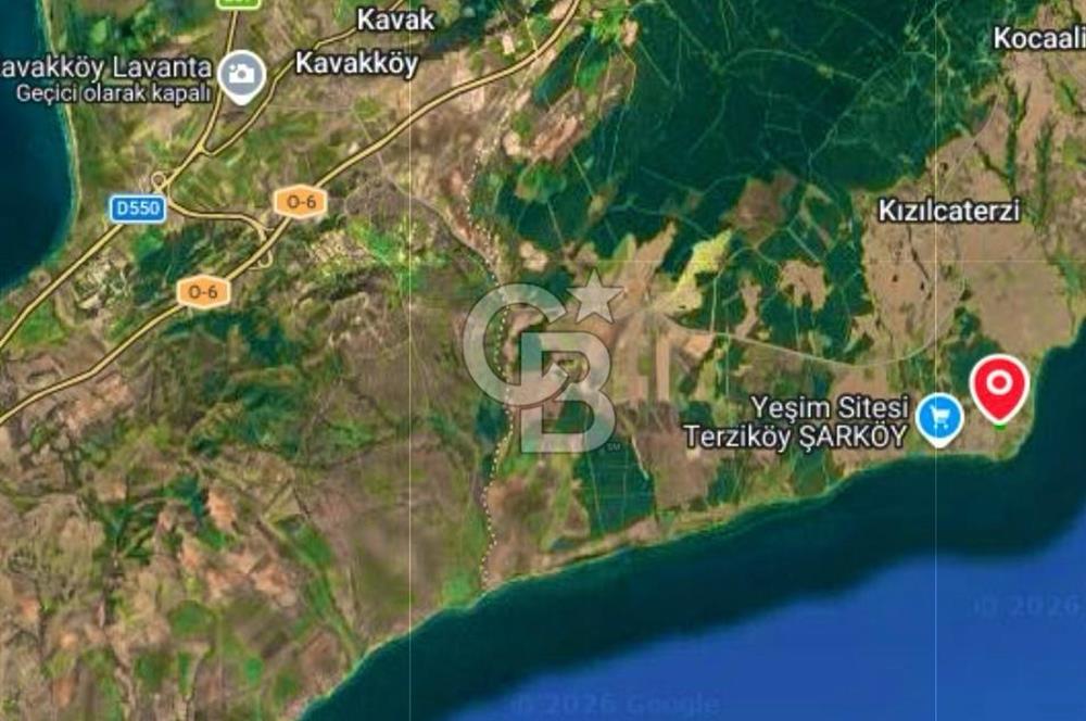 Şarköy Kızılcaterzi Satılık Müstakil Arsa Denize 450 m