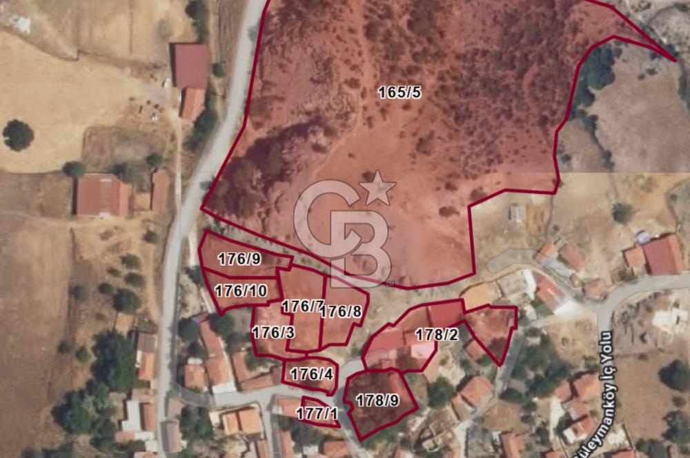 Çanakkale Ayvacık Süleymanköy 536m² Villa İmarlı Köy İçi Arsa