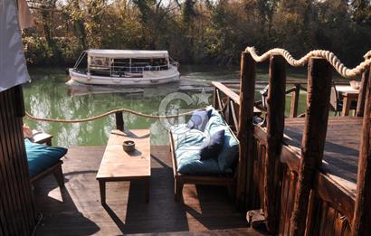 AĞVA’DA NEHİR CEPHELİ, ÖZEL İSKELELİ SATILIK BUTİK OTEL