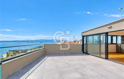 KARŞIYAKA YALI DAİRESİ DENİZ MANZARALI SATILIK 5+1 DUBLEX TERAS