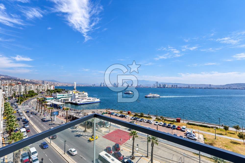 KARŞIYAKA YALI DAİRESİ DENİZ MANZARALI SATILIK 5+1 DUBLEX TERAS