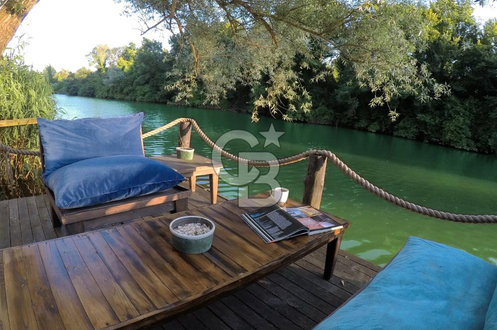 AĞVA’DA NEHİR CEPHELİ, ÖZEL İSKELELİ SATILIK BUTİK OTEL