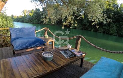AĞVA’DA NEHİR CEPHELİ, ÖZEL İSKELELİ SATILIK BUTİK OTEL