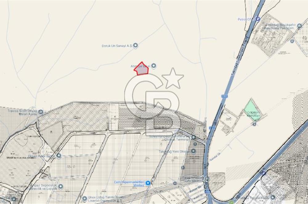 Tekirdağ Süleymanpaşa Zafer Mahallesi Satılık 6503 m² Arazi