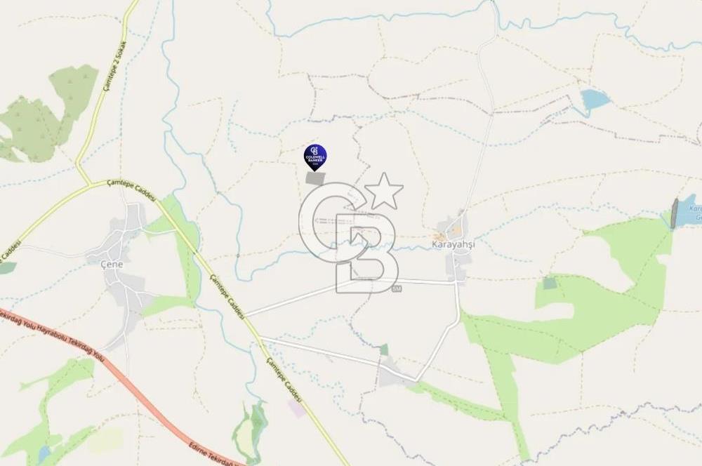 Tekirdağ Hayrabolu Çene Mahallesi Satılık 21.581,08m² Tarla