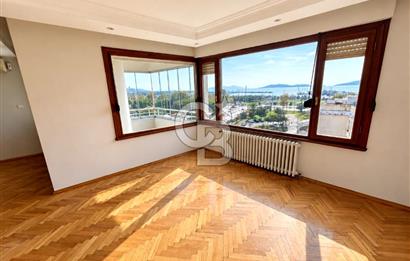 KÜÇÜKYALI'DA BÜYÜLEYEN DENİZ MANZARASI,50m² SALON,KİRALIK 3+1