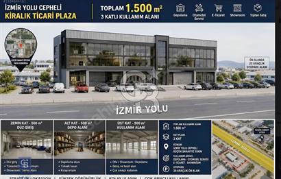 BURSA NİLÜFER İZMİR YOLUNA CEPHE KÜÇÜK SANAYİ YAKINI 
