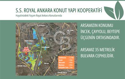 ÇANKAYA DODURGA S.S ROYAL ANKARA KOOP. 2+1 KOOPERATİF HİSSESİ