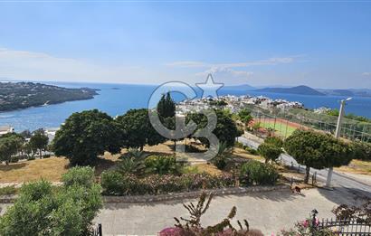Bodrum Boğaziçi Adabükü Gültan Sitesi'nde Kesintisiz Deniz Manzaralı 3+1 Dubleks Yazlık