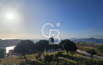 Bodrum Boğaziçi Adabükü Gültan Sitesi'nde Kesintisiz Deniz Manzaralı 3+1 Dubleks Yazlık