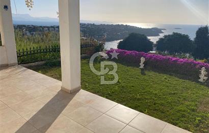 Bodrum Boğaziçi Adabükü Gültan Sitesi'nde Kesintisiz Deniz Manzaralı 3+1 Dubleks Yazlık