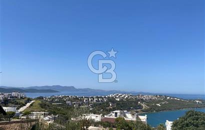 Bodrum Boğaziçi Adabükü Gültan Sitesi'nde Kesintisiz Deniz Manzaralı 3+1 Dubleks Yazlık