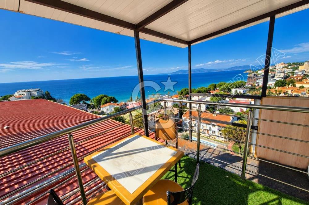 Kuşadası Kadınlar Denizi’nde Plaja Yakın, 51 Odalı, Full Deniz Manzaralı Satılık Otel