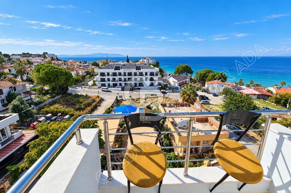 Kuşadası Kadınlar Denizi’nde Plaja Yakın, 51 Odalı, Full Deniz Manzaralı Satılık Otel