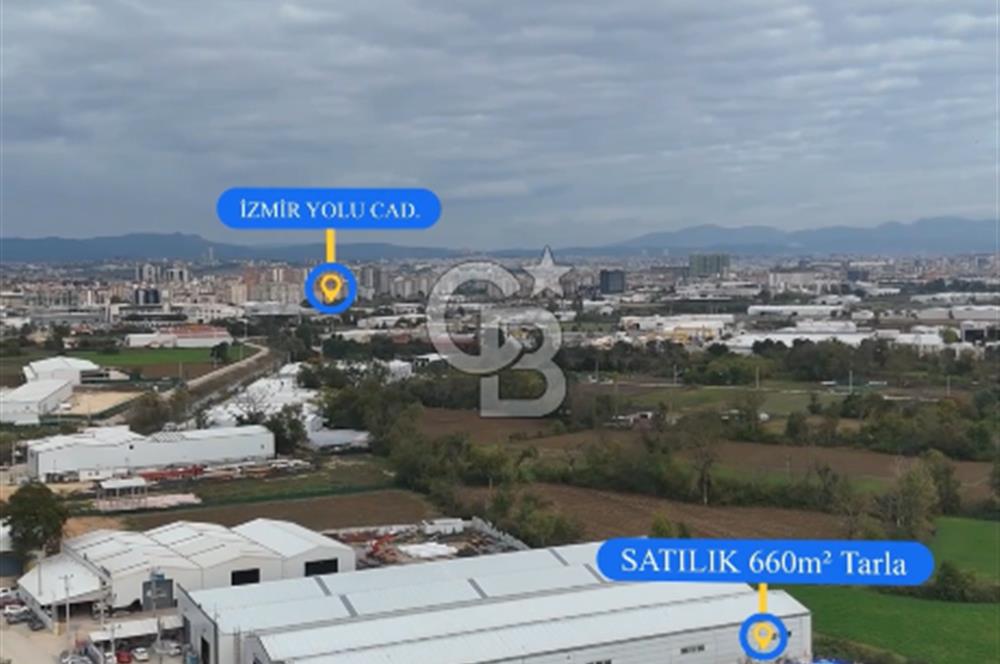 ÜRÜNLÜ 660 METREKARE SATILIK TARLA