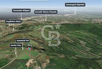 ALTINOVA GEYİKDERE'DE DOĞA VE KÖRFEZ MANZARALI 2026 M² TARLA - 1 - 379742