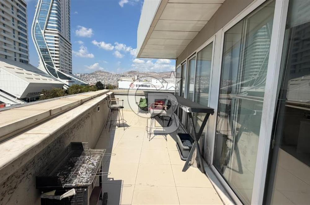Folkart Tower's Karşısı Cadde Üzeri Teraslı Satılık Ofis