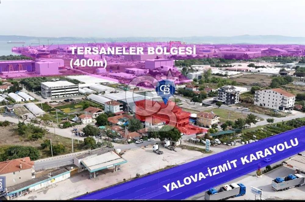 TERSANELER BÖLGESİ SATILIK KOMPLE TİCARİ BİNA