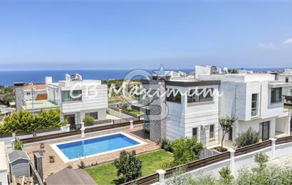 KIBRIS GİRNE EDREMİT TE 620 M2 ARSA İÇİNDE 4+1 DENİZ MANZARALI HAVUZLU ÇOK ÖZEL VİLLA